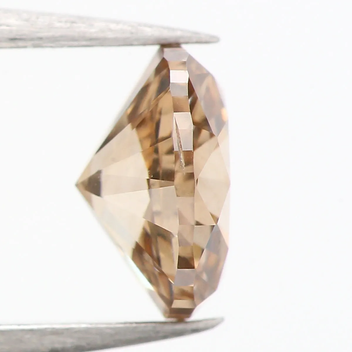 0.38 CT Natural Loose Oval Shape Diamond Brown Color Oval Cut Diamond 5.05 MM Natural Loose Brown Color Oval Brilliant Cut Diamond LQ836