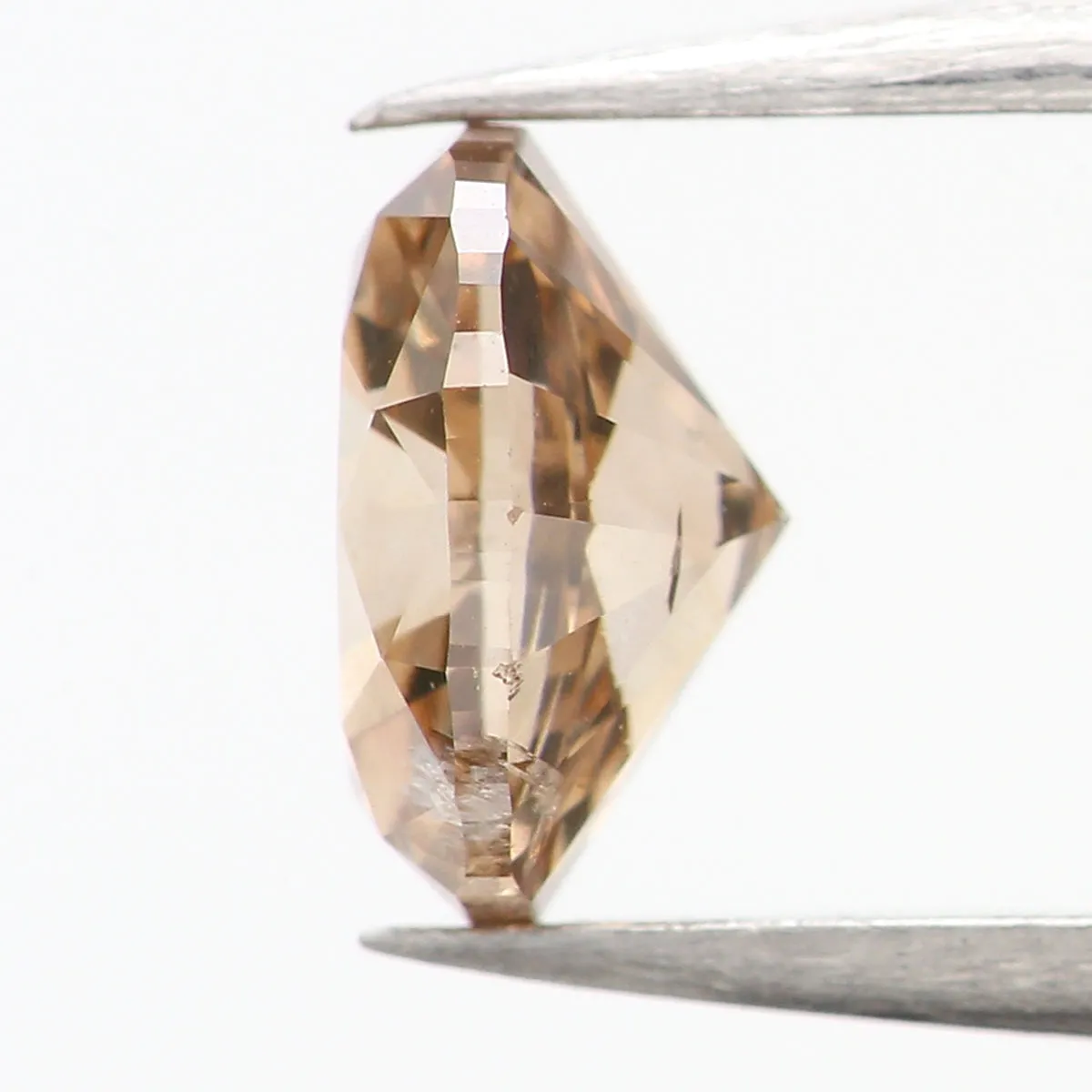0.38 CT Natural Loose Oval Shape Diamond Brown Color Oval Cut Diamond 5.05 MM Natural Loose Brown Color Oval Brilliant Cut Diamond LQ836