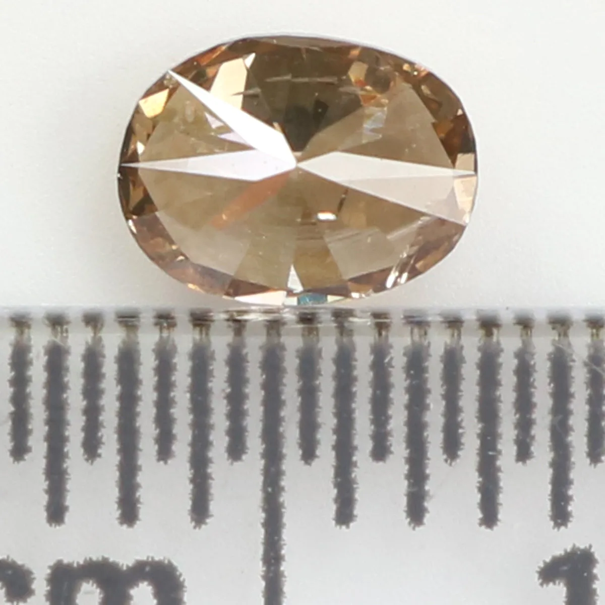 0.38 CT Natural Loose Oval Shape Diamond Brown Color Oval Cut Diamond 5.05 MM Natural Loose Brown Color Oval Brilliant Cut Diamond LQ836