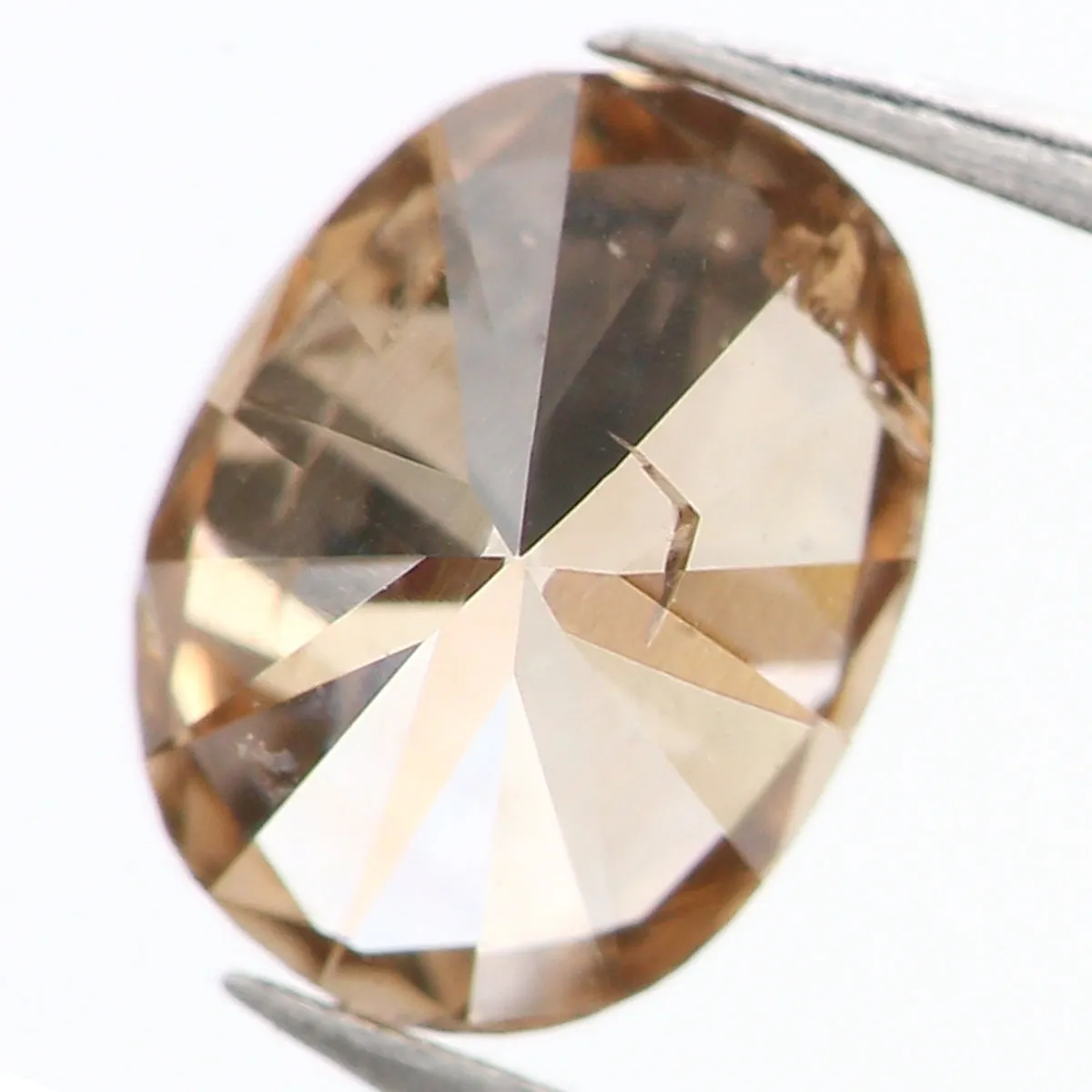 0.38 CT Natural Loose Oval Shape Diamond Brown Color Oval Cut Diamond 5.05 MM Natural Loose Brown Color Oval Brilliant Cut Diamond LQ836