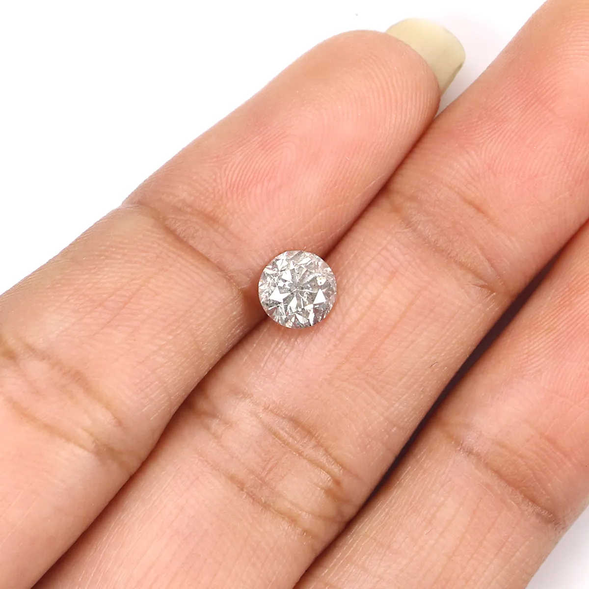 0.76 CT Natural Loose Round Shape Diamond White H-I Color Round Diamond 5.60 MM Natural Loose White Color Round Brilliant Cut Diamond LQ4458