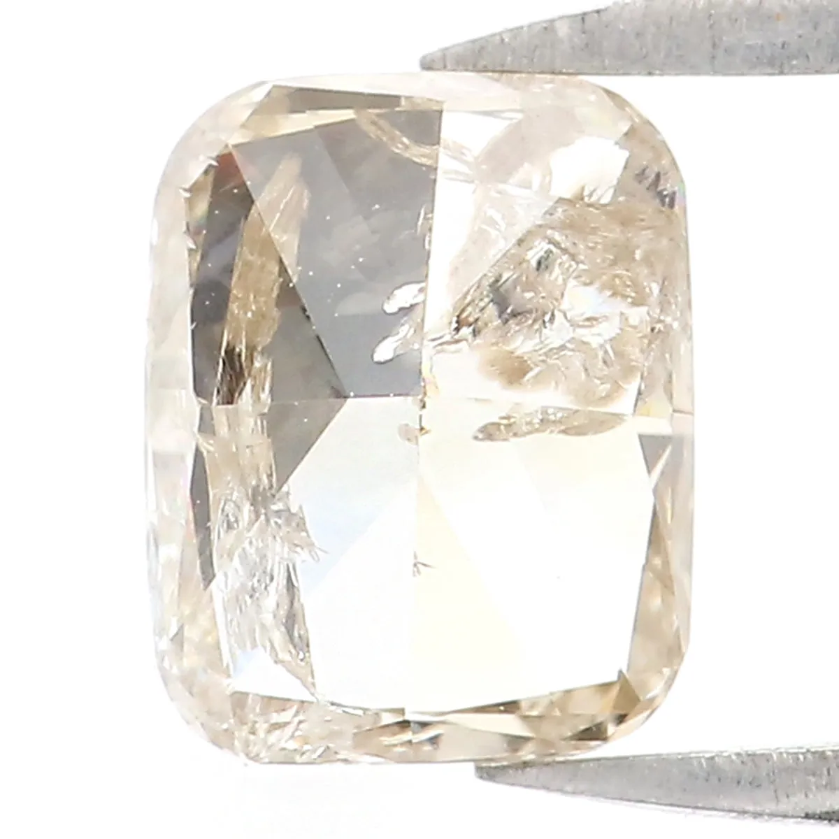 0.90 CT Natural Loose Cushion Shape Diamond Grey Color Cushion Cut Diamond 6.40 MM Natural Yellow Color Cushion Brilliant Cut Diamond LQ7407