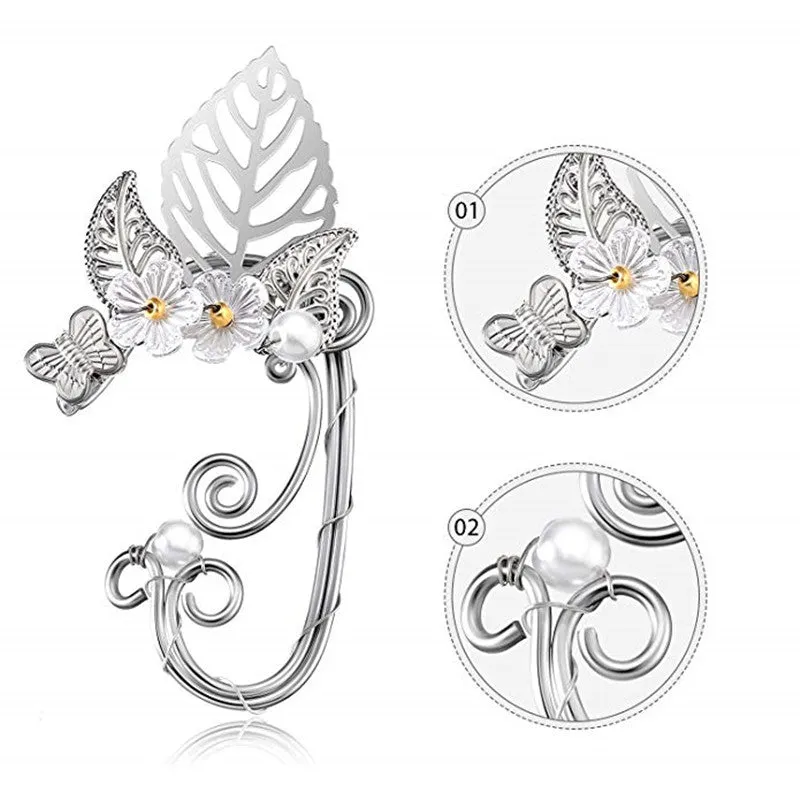 1 PC Hot Elf Ears Earring Pierced Ear Clip Female Earrings and Earrings