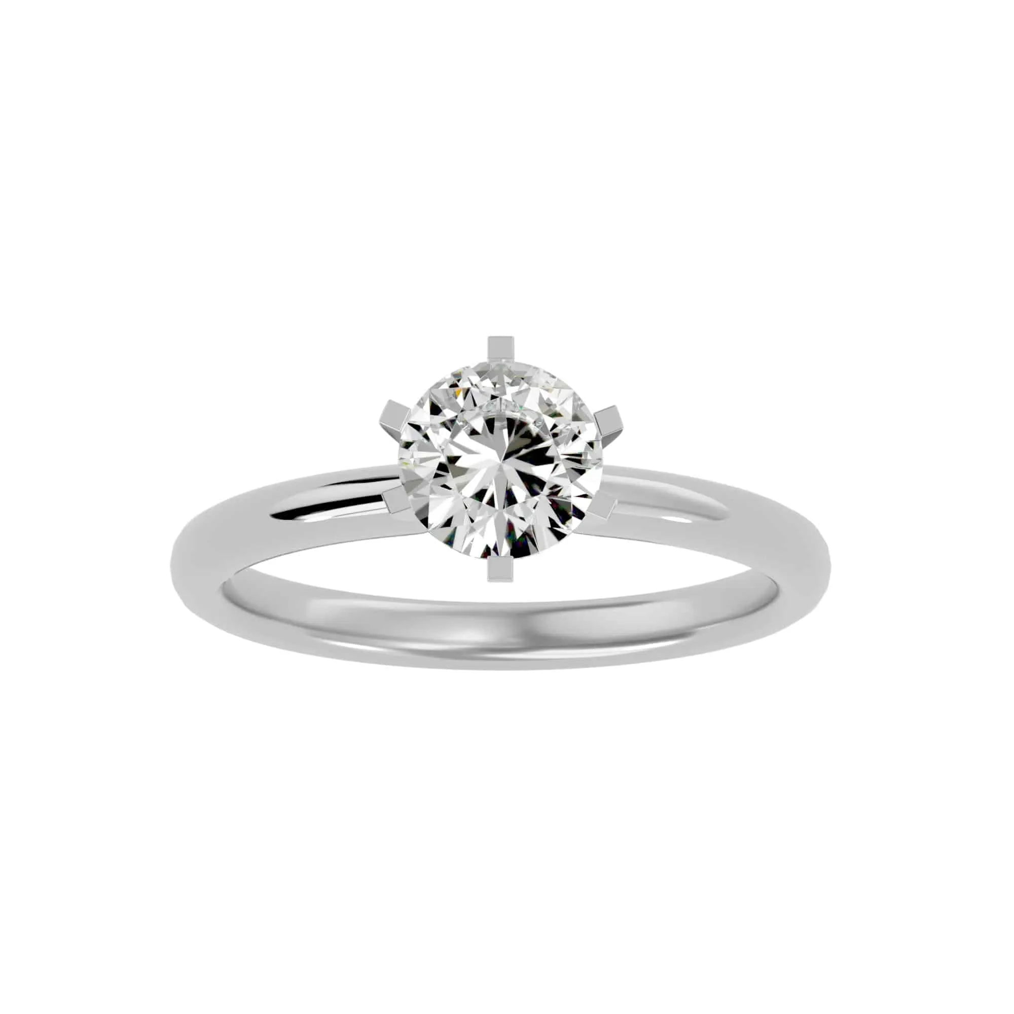 1.18ct 6 Prong Solitaire Engagement Ring