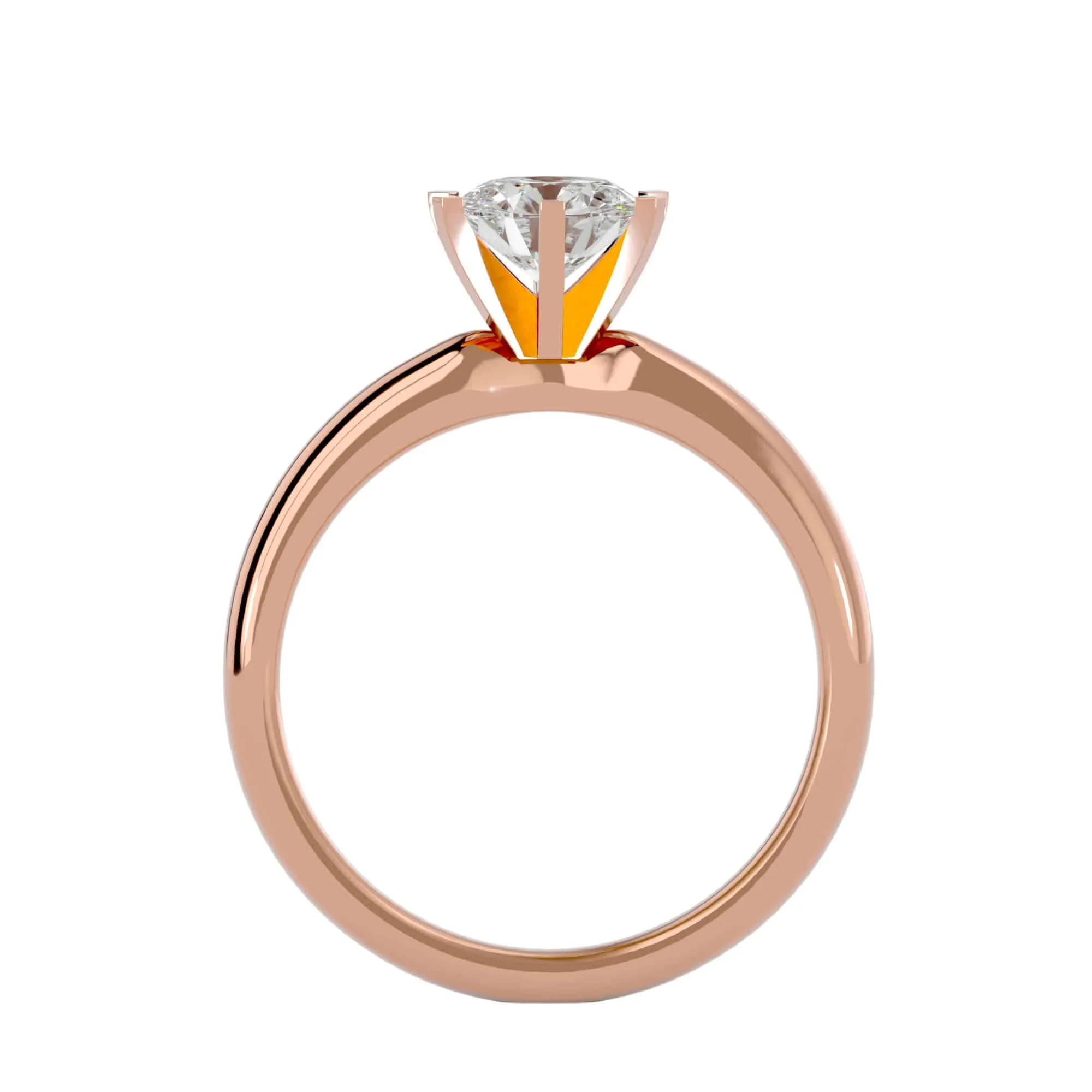 1.18ct 6 Prong Solitaire Engagement Ring