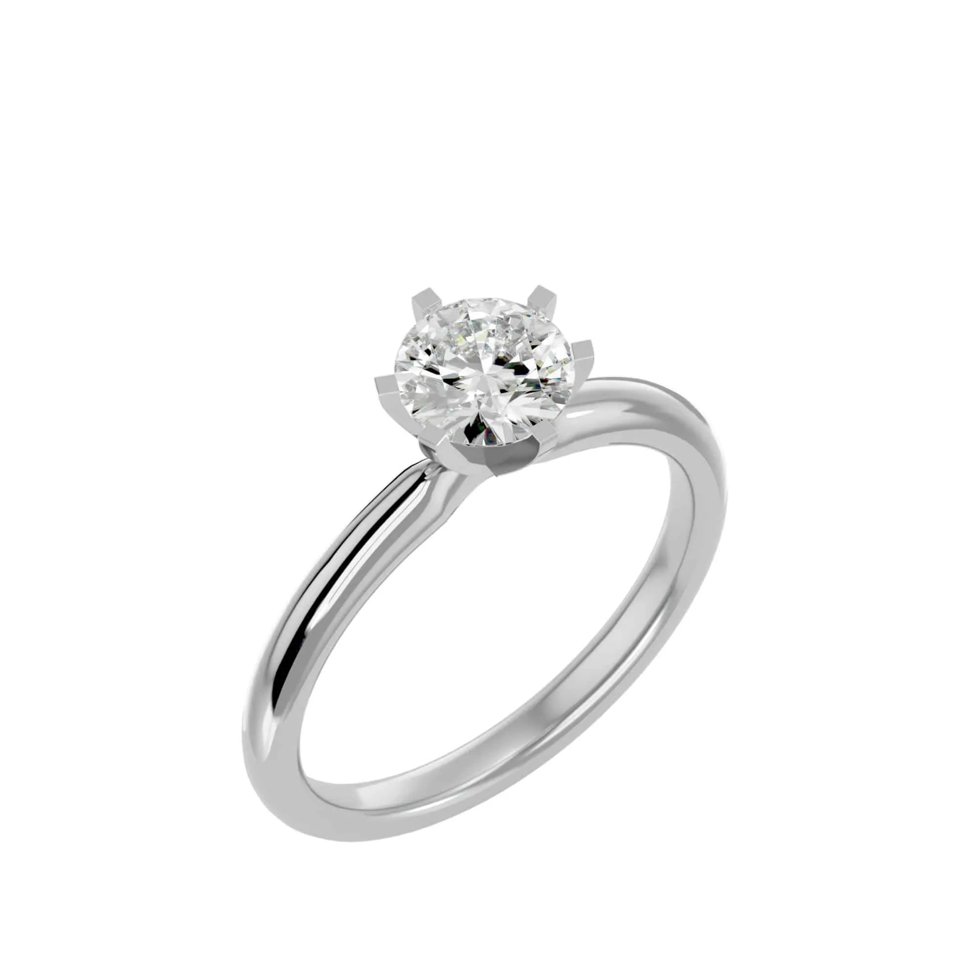 1.18ct 6 Prong Solitaire Engagement Ring