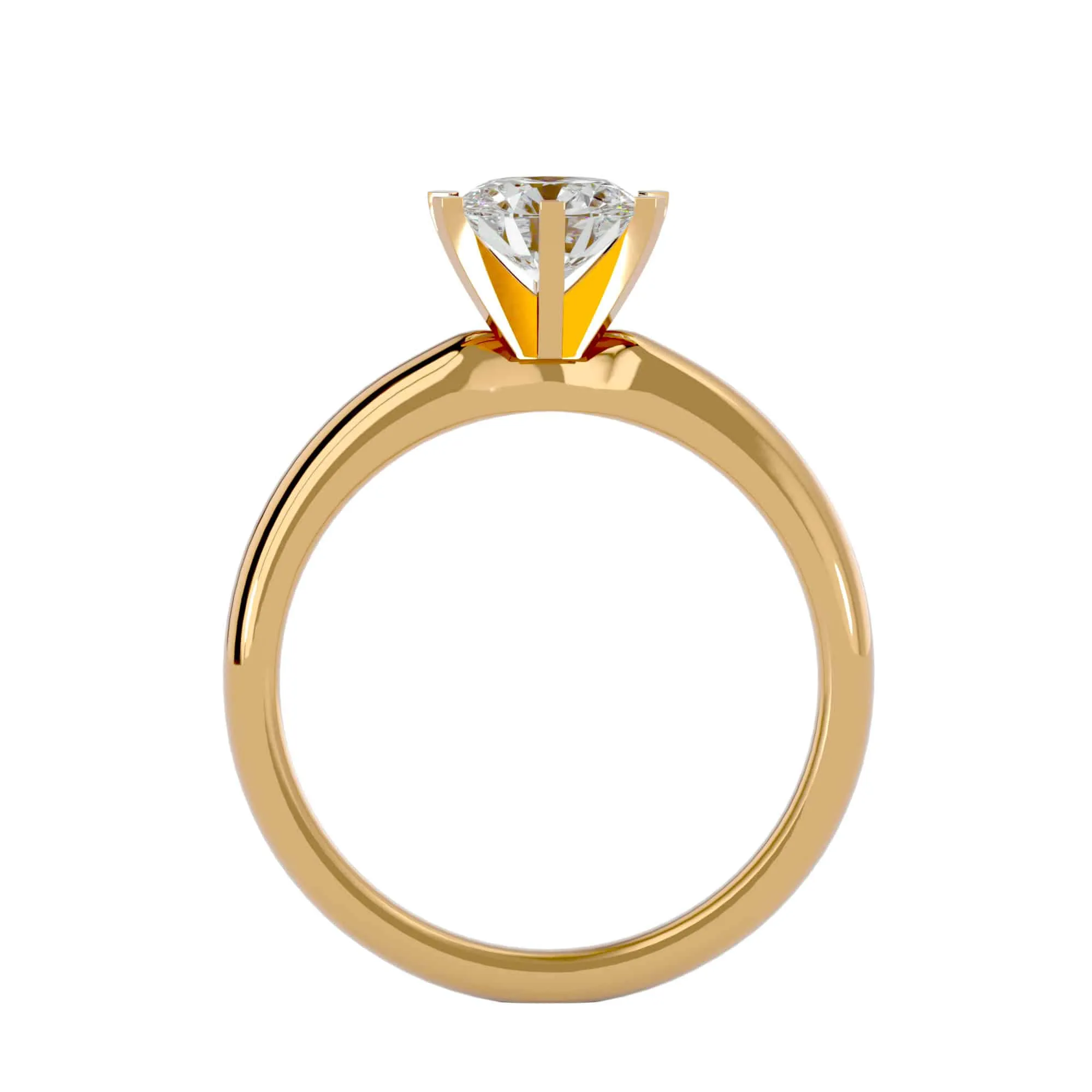 1.18ct 6 Prong Solitaire Engagement Ring