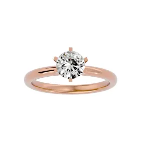 1.18ct 6 Prong Solitaire Engagement Ring