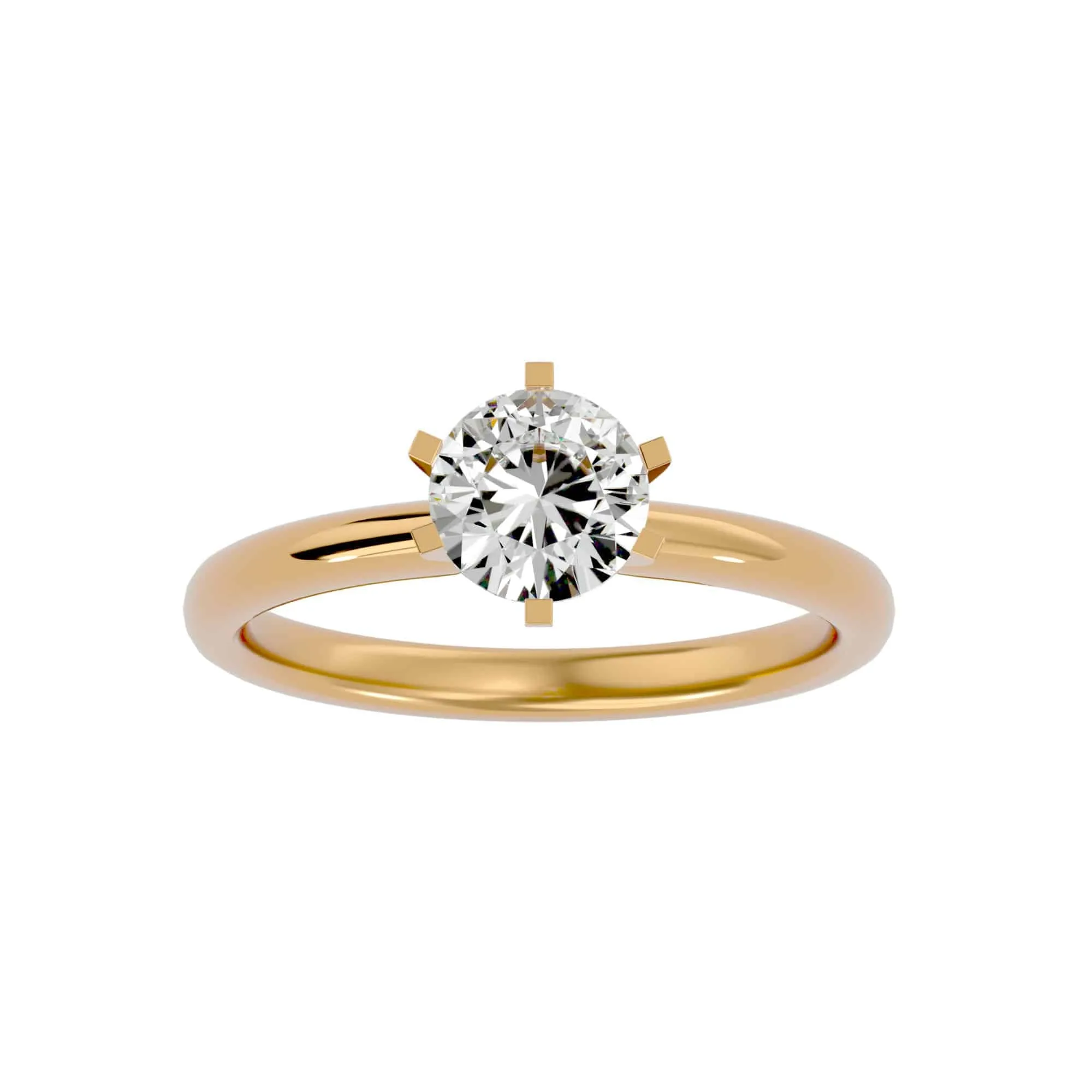 1.18ct 6 Prong Solitaire Engagement Ring