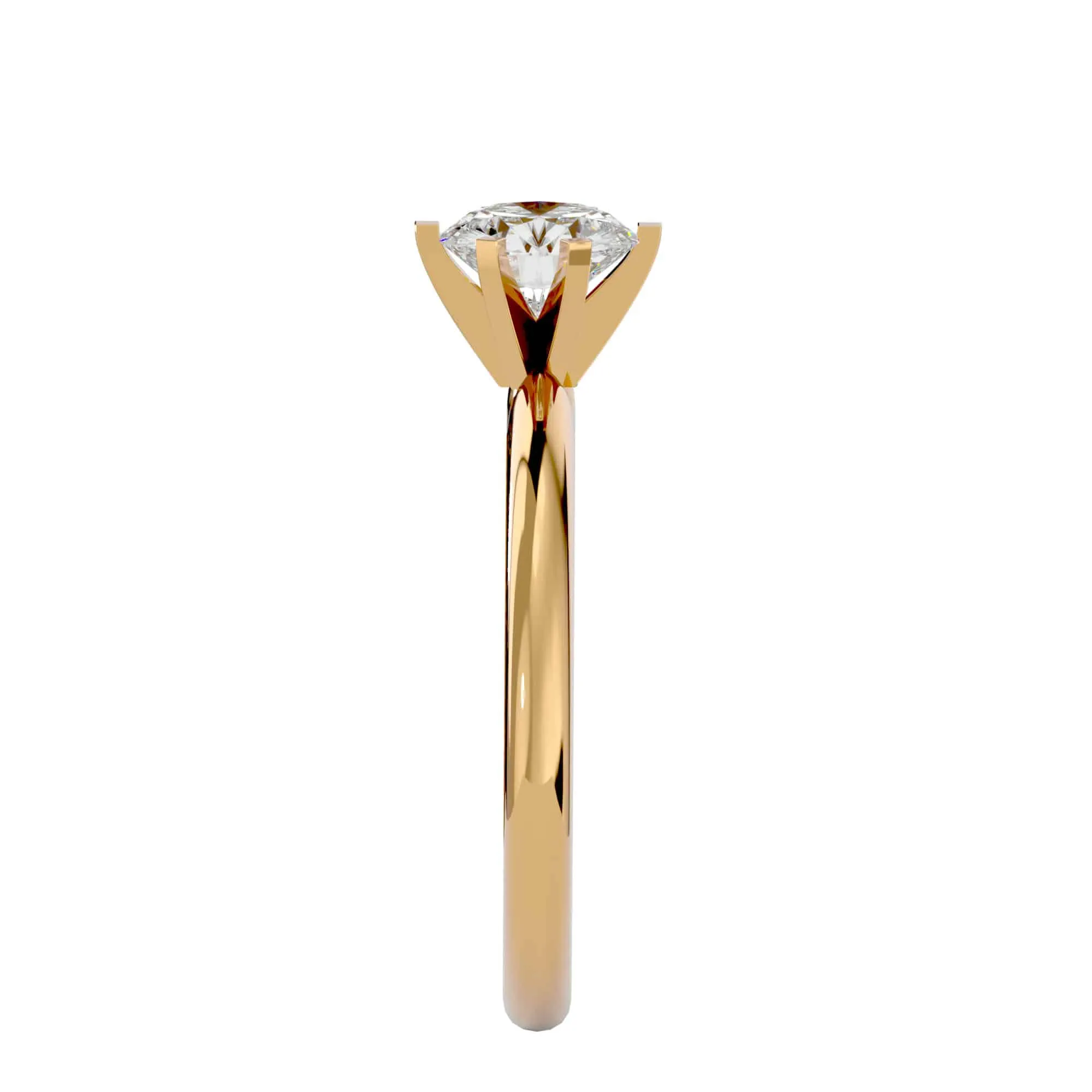 1.18ct 6 Prong Solitaire Engagement Ring