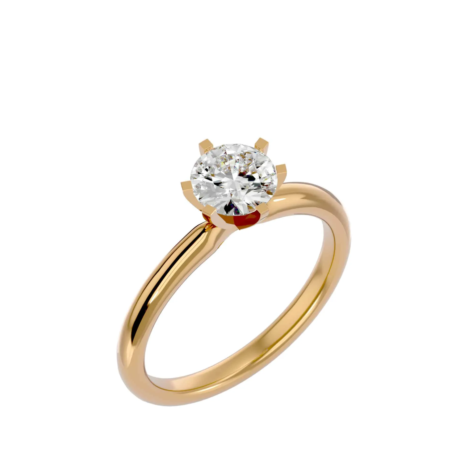 1.18ct 6 Prong Solitaire Engagement Ring
