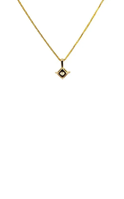 14K YELLOW GOLD DIAMOND NECKLACE G14670