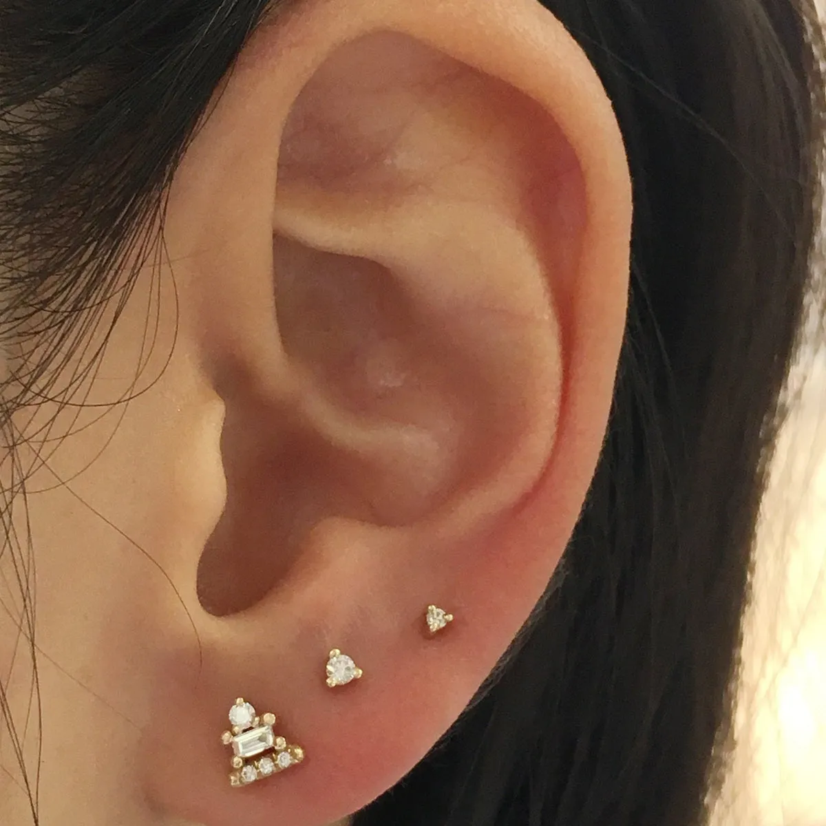 1.5 mm Diamond Dot Stud (Single) (ready to ship option)*