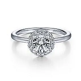1.50 Carat Round Brilliant Cut Halo Diamond Engagement Ring
