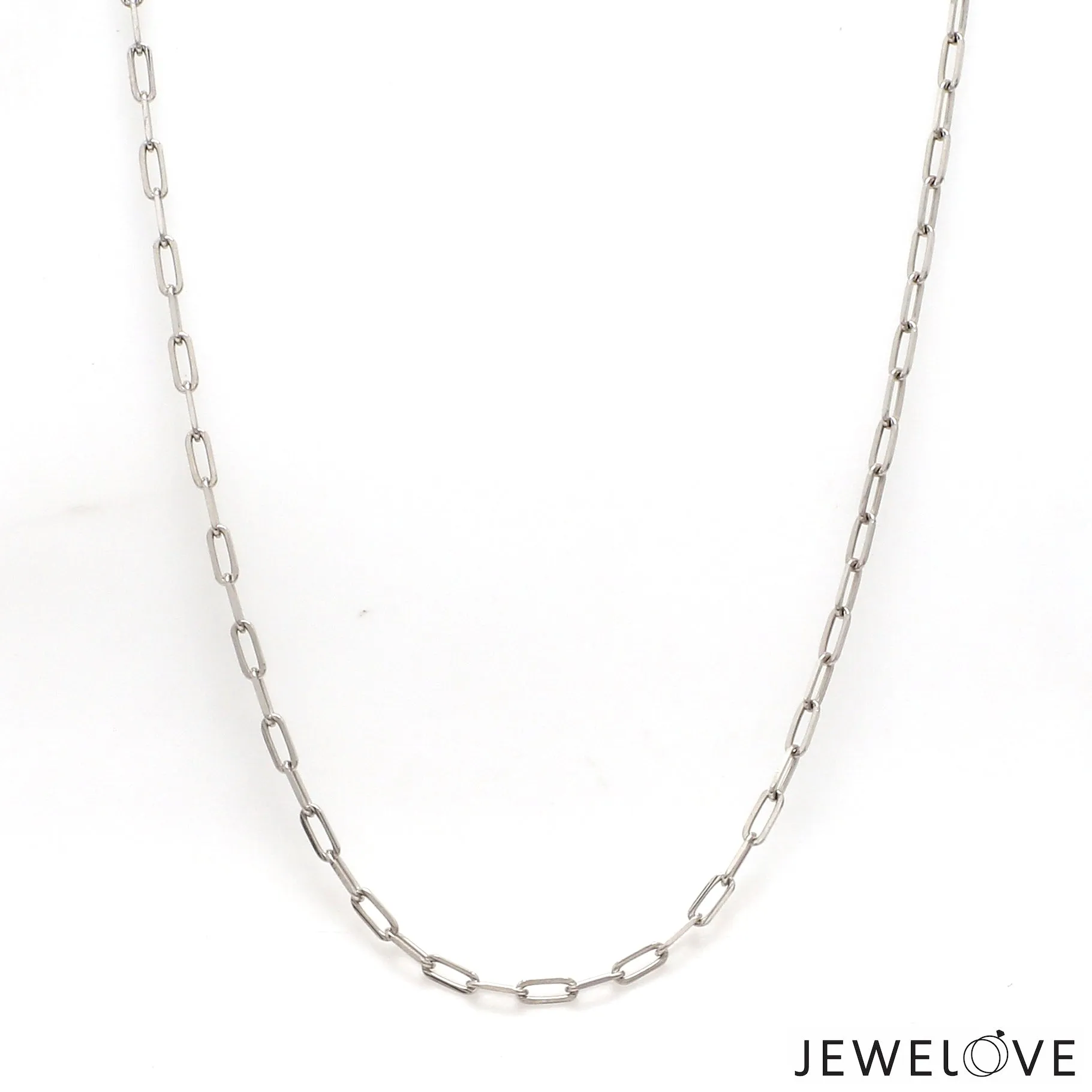1.5mm Japanese Platinum Flat Cable Chain for Unisex JL PT CH 1222