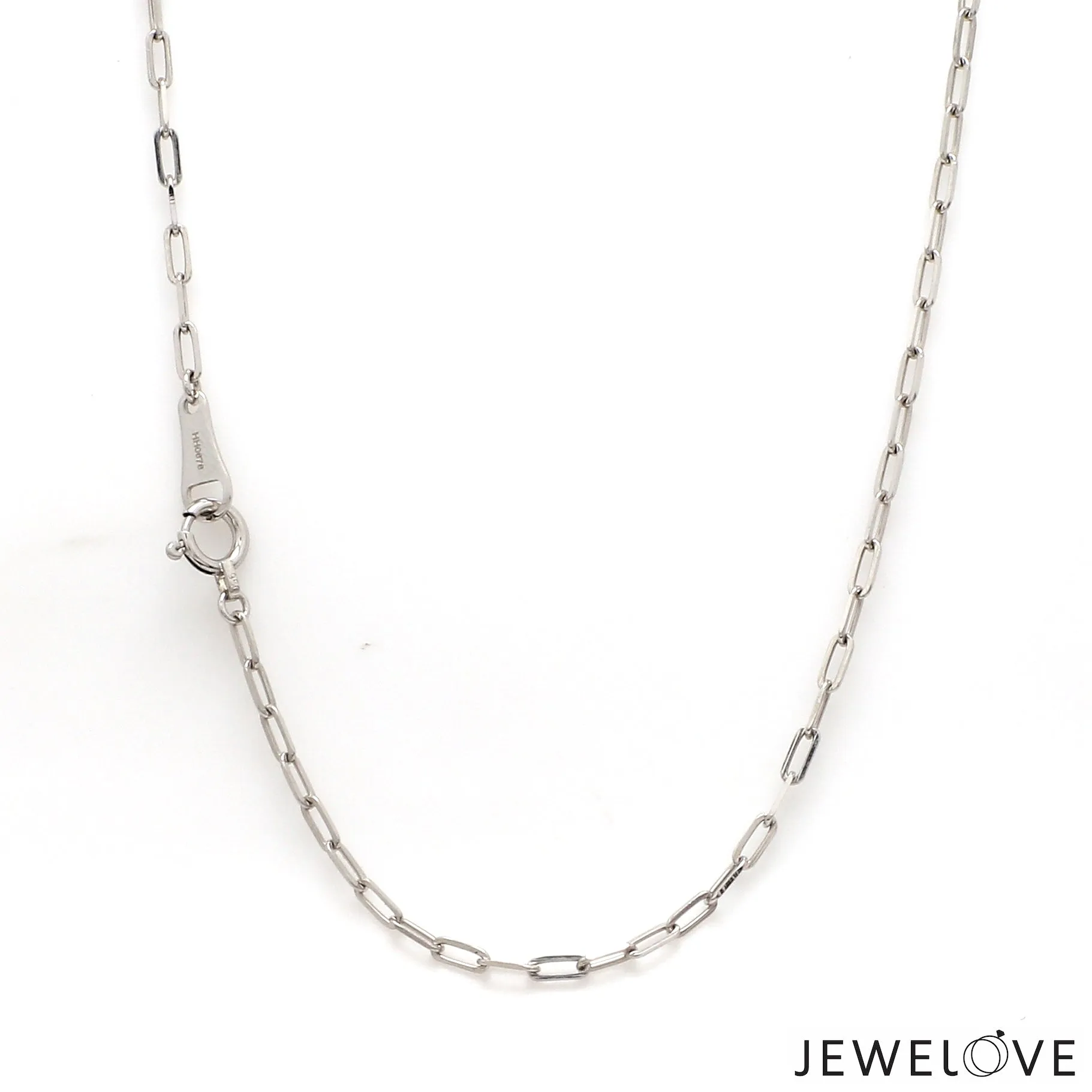 1.5mm Japanese Platinum Flat Cable Chain for Unisex JL PT CH 1222