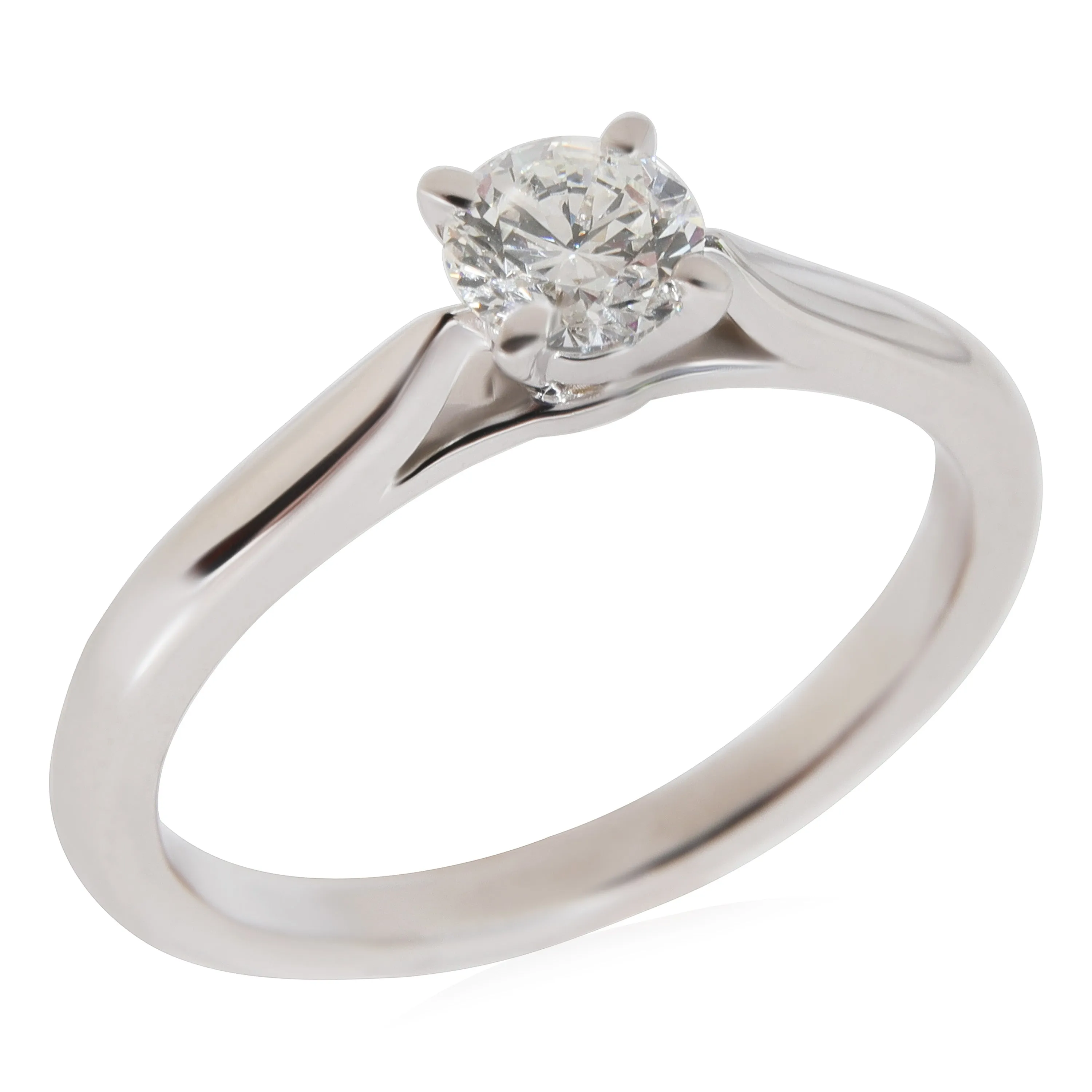 1895 Diamond Solitaire Engagement Ring in Platinum G VS1 0.35 CTW