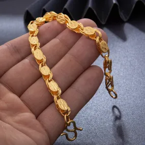 20CM Trendy Gold Color Men Bracelet