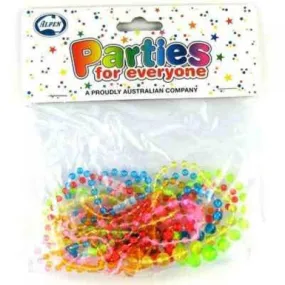 6 Pack Bead Necklaces - 45cm