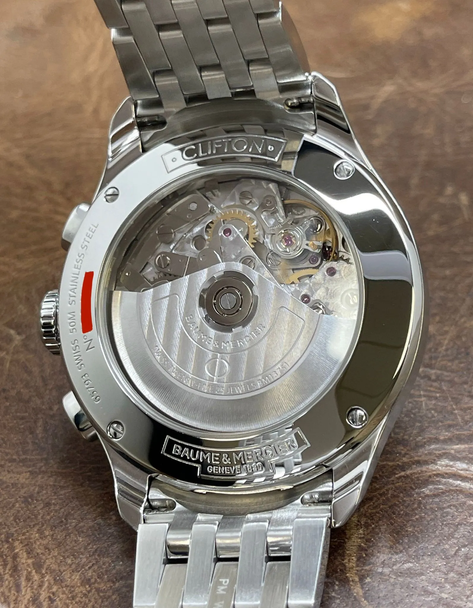Baume & Mercier Clifton Calendar Chronograph Moonphase M0A10279 Silver Dial Automatic Men's Watch