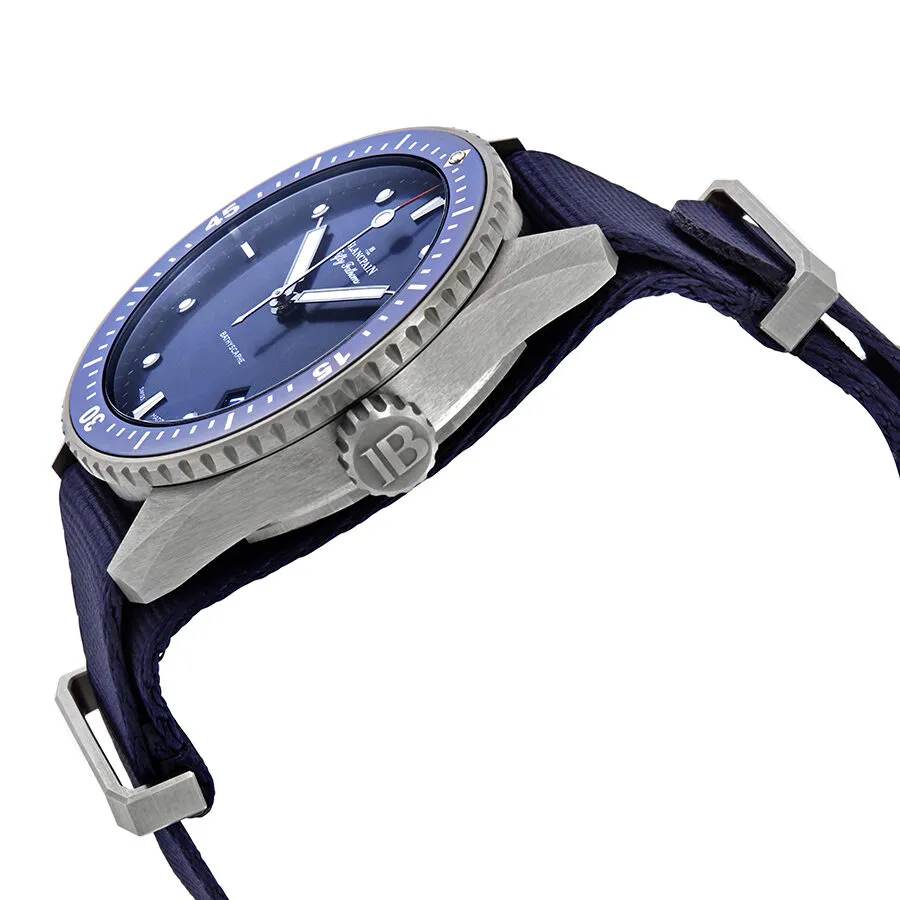 Blancpain Fifty Fathoms Bathyscaphe Automatic Blue Dial Men's Watch 5000-0240-NAOA