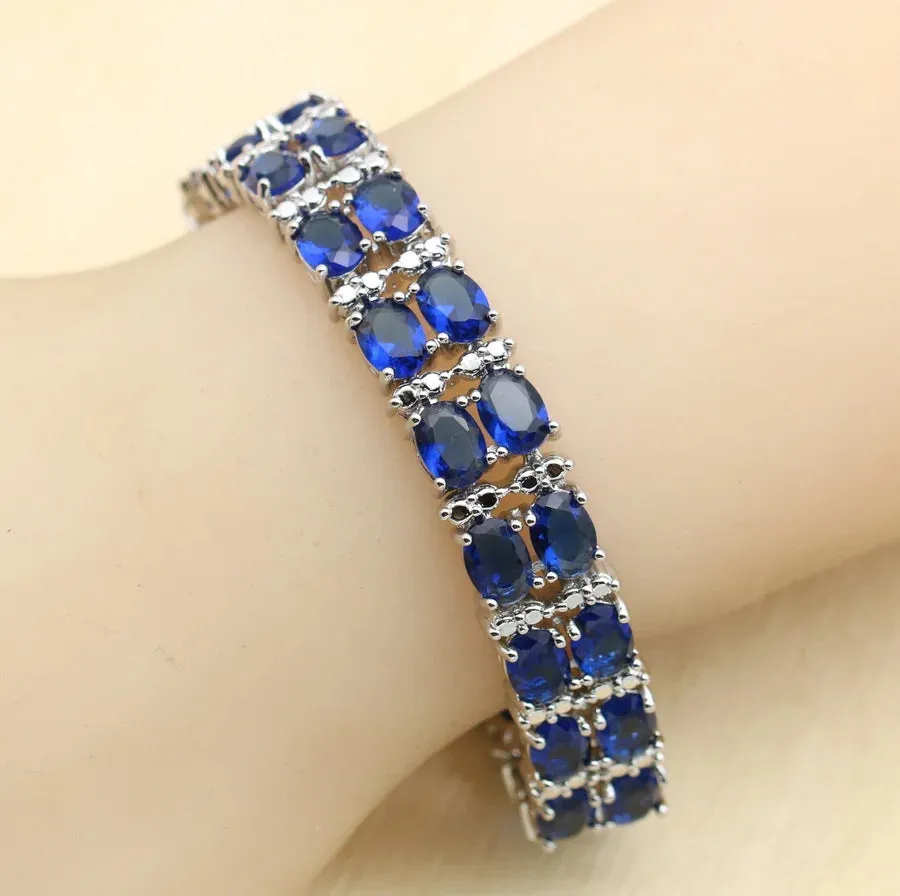Blue Semi-precious Dubai Bracelet for Women