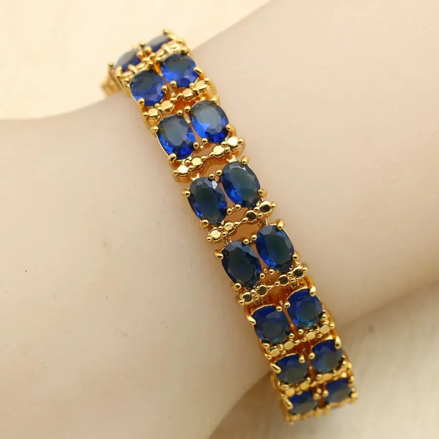 Blue Semi-precious Dubai Bracelet for Women
