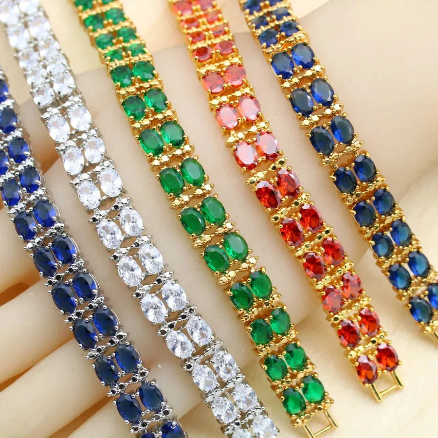 Blue Semi-precious Dubai Bracelet for Women