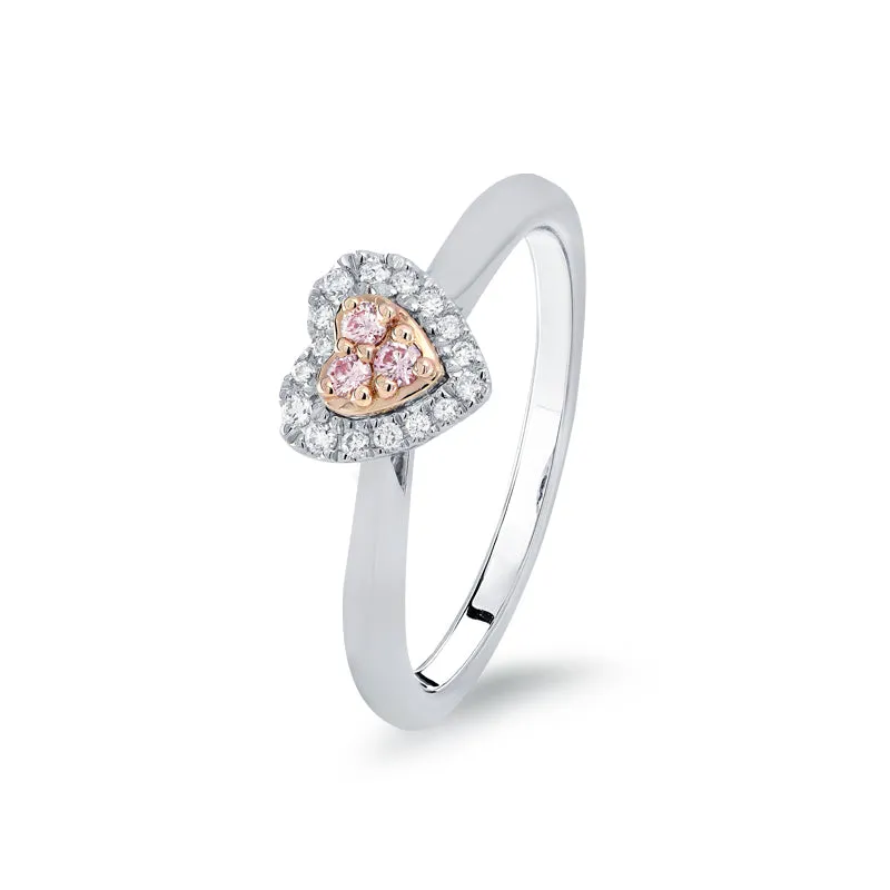 Blush Joy Pink Diamond Halo Ring