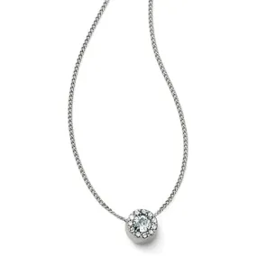 Brighton | Illumina Solitaire Necklace in Silver Tone