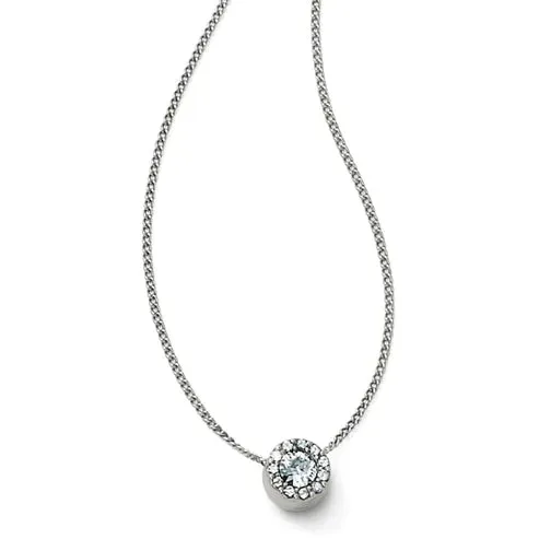 Brighton | Illumina Solitaire Necklace in Silver Tone