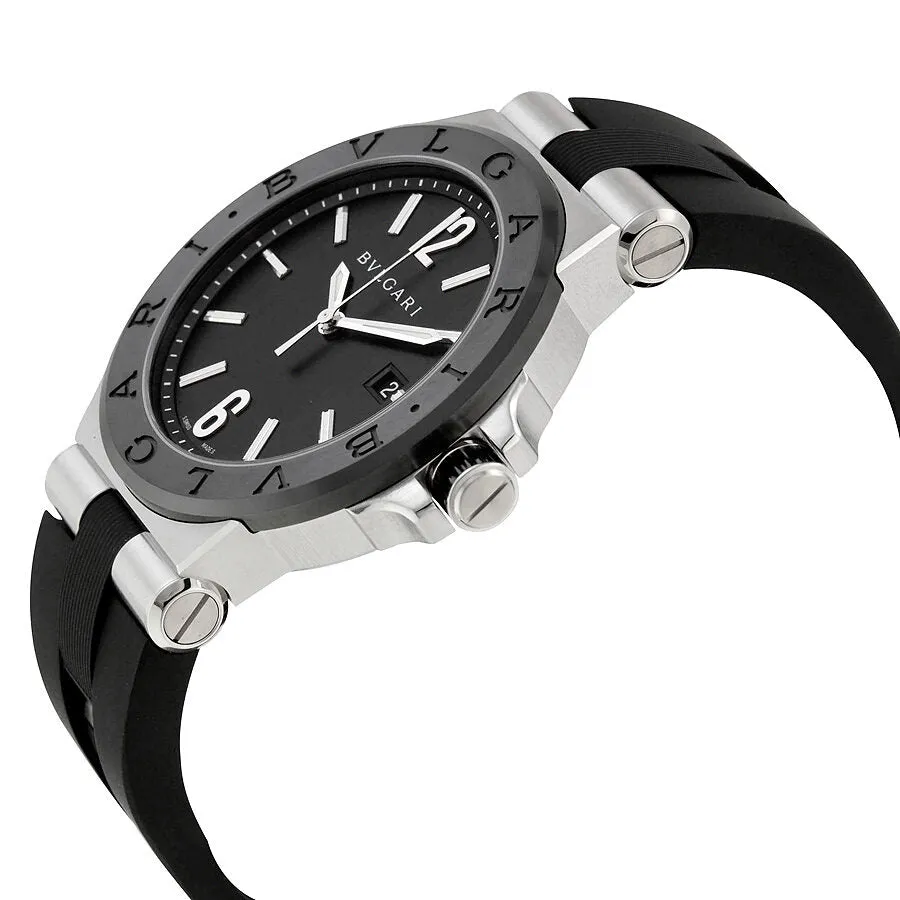 Bvlgari Diagono Automatic Black Dial Men's Watch 102029