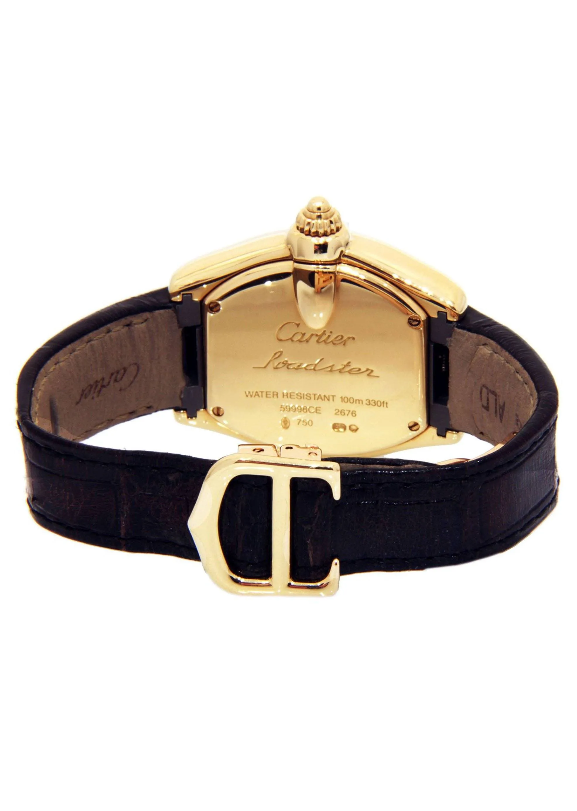Cartier Roadster Watch For Women | 18K Yellow Gold