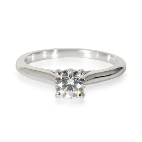 Cartier Solitaire 1895 Diamond Engagement Ring in Platinum E VS1 0.45 CTW