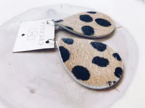 Cecelia Designs Jewelry - Large Leather Teardrop Earring Collection