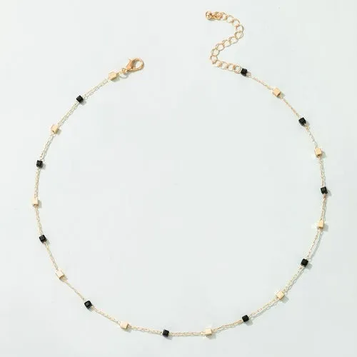 Chain Necklace Jewelry Women | Necklace Stars Colors Chain | Choker