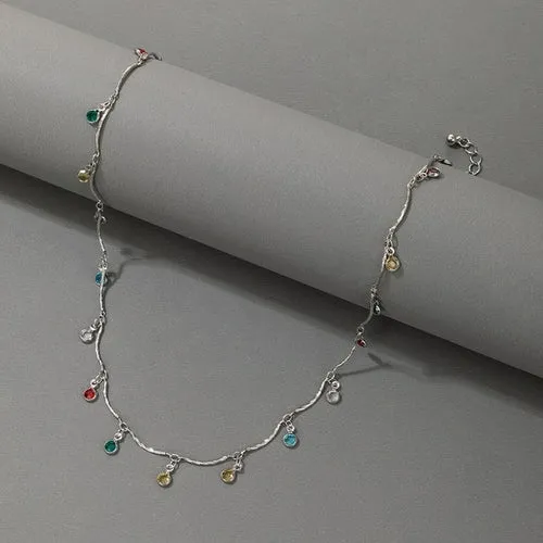 Chain Necklace Jewelry Women | Necklace Stars Colors Chain | Choker