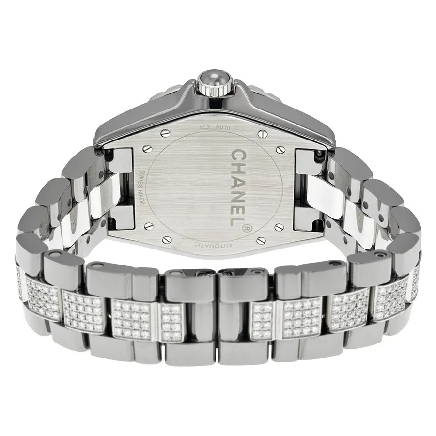 Chanel J12 Automatic Grey Dial Titanium and Ceramic Ladies Watch H3106