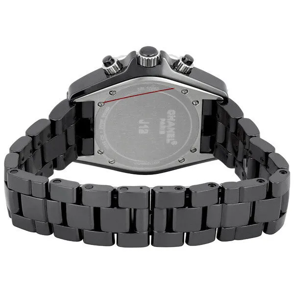 Chanel J12 Chronograph Black Ceramic Unisex Watch H0940