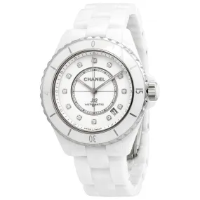 Chanel J12 Diamond White Dial Ladies Watch H5705