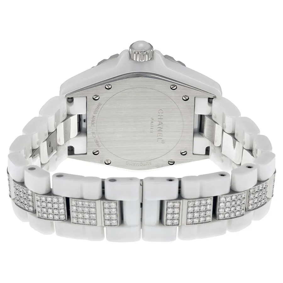 Chanel J12 Diamonds and Ceramic Automatic Unisex Watch H1422