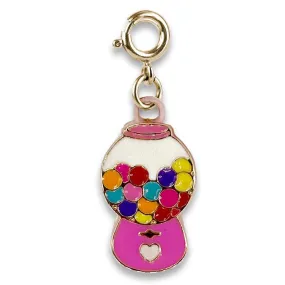 Charmit Gold Gumball Machine Charm - Pink