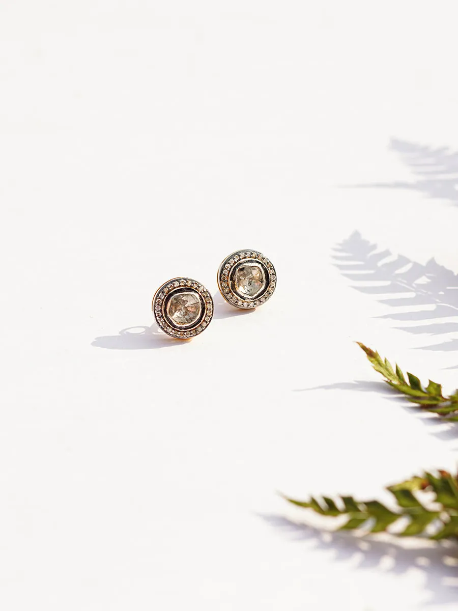 Circlet Polki Studs