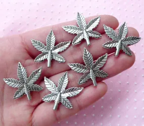 CLEARANCE Maple Leaf Charm (6pcs / 26mm x 26mm / Tibetan Silver) Canada Nature Plant Floral Charm Necklace Pendant Earrings Favor Decoration CHM1808