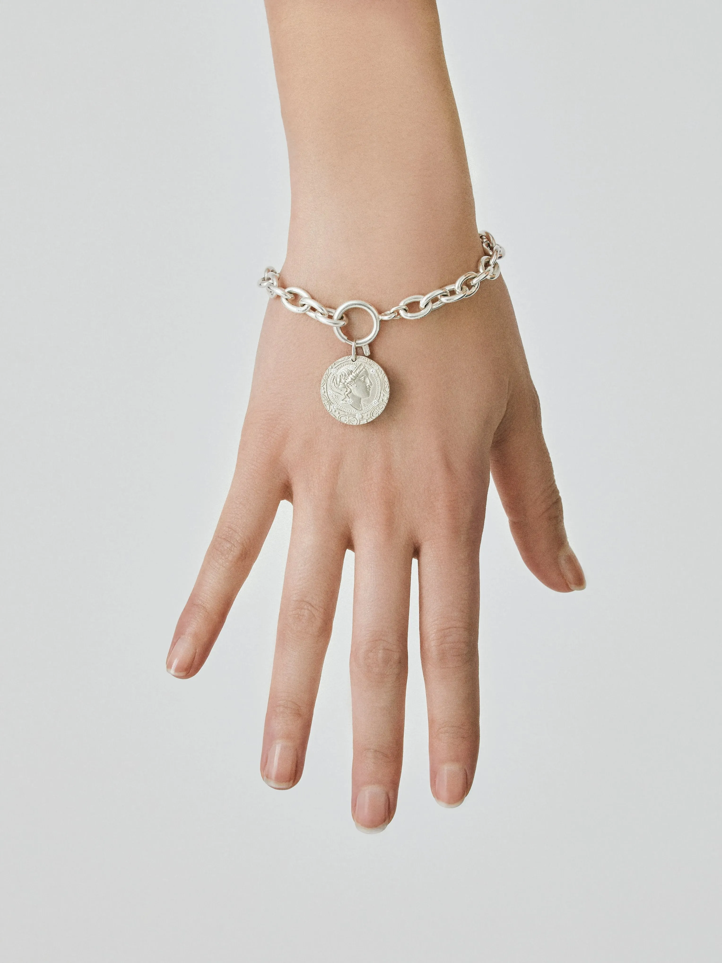 Coins chain bracelet