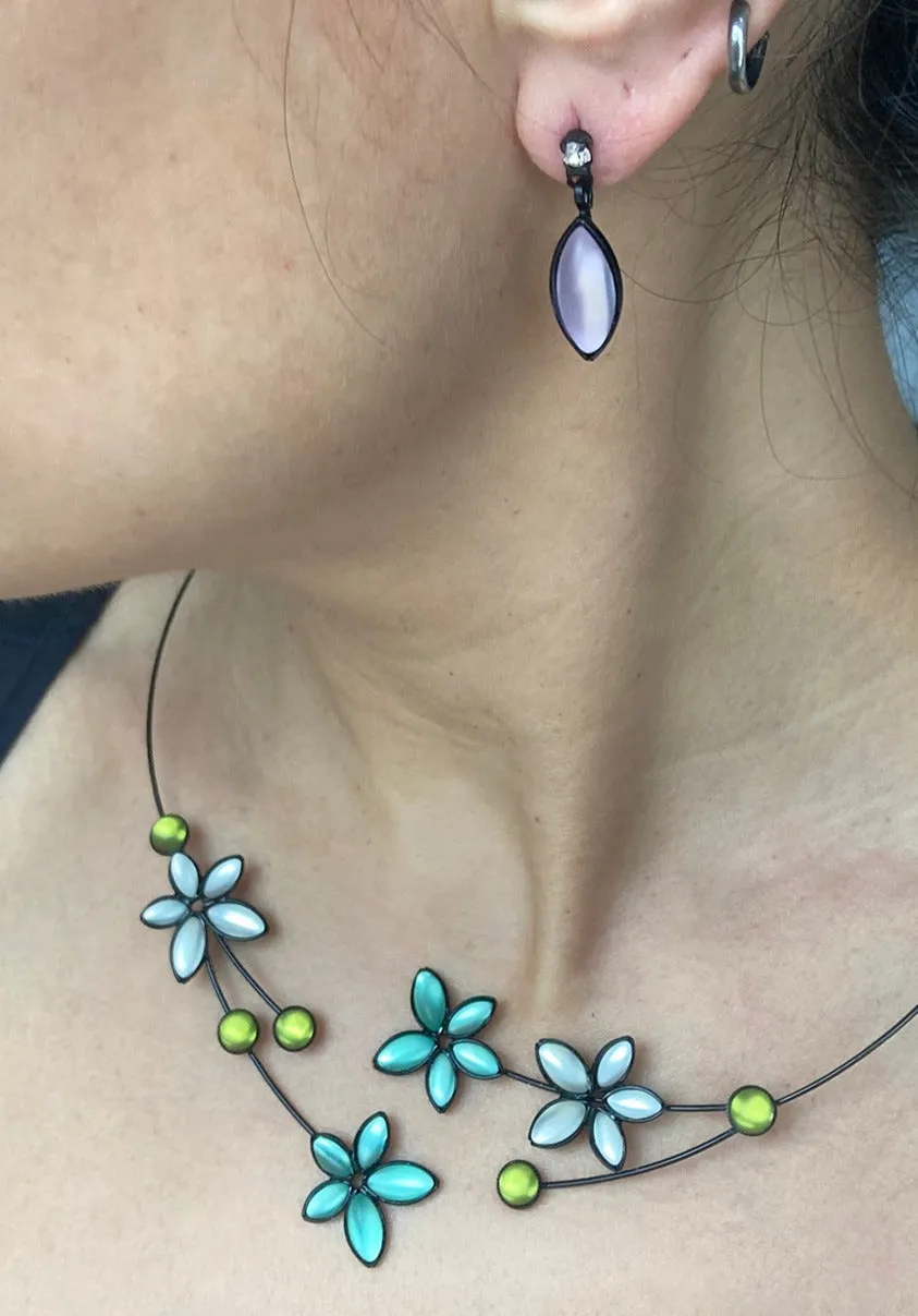 Czech and German Glass Bead Earrings From Our Kristina Collection