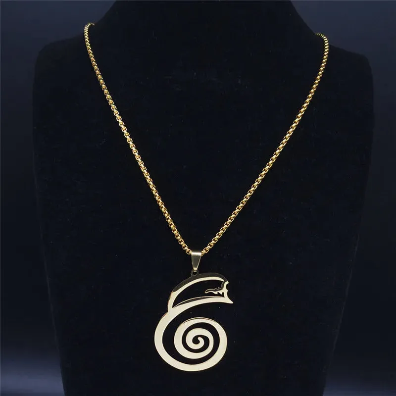 Dai Ko Myo Stainless Steel Pendant Necklace Women/Men Gold Color