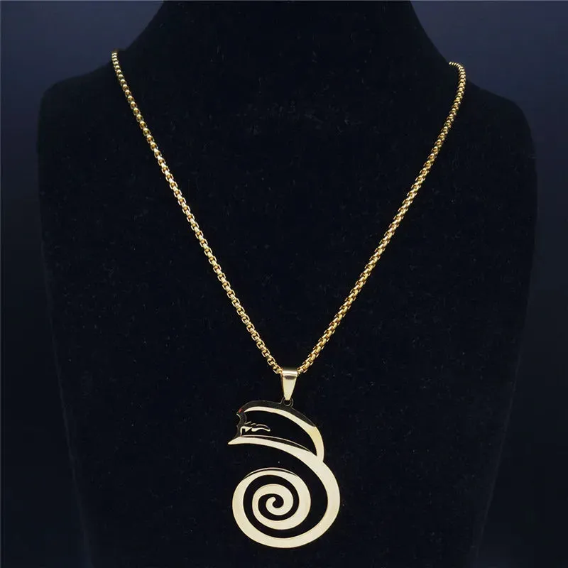 Dai Ko Myo Stainless Steel Pendant Necklace Women/Men Gold Color