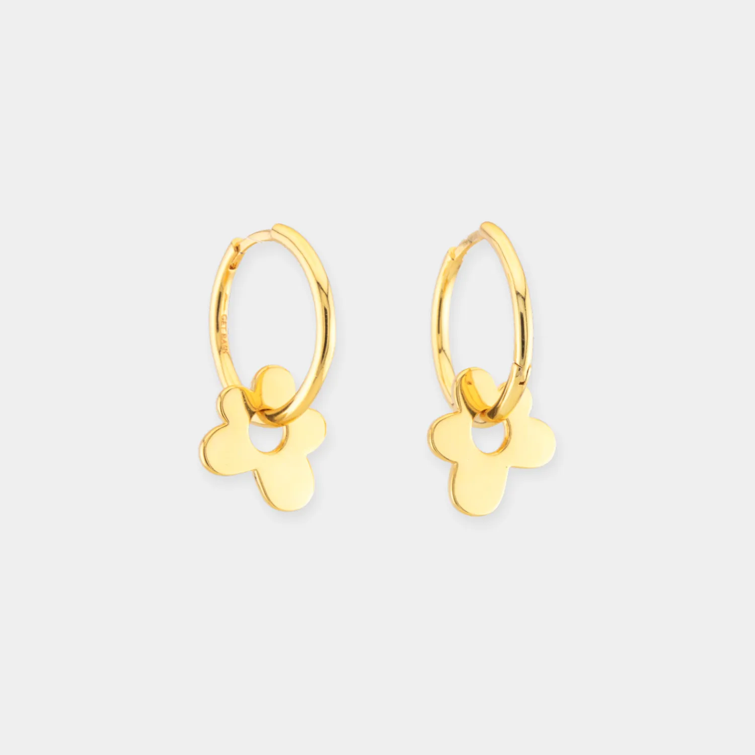 Daisy Disco Hoops - Gold