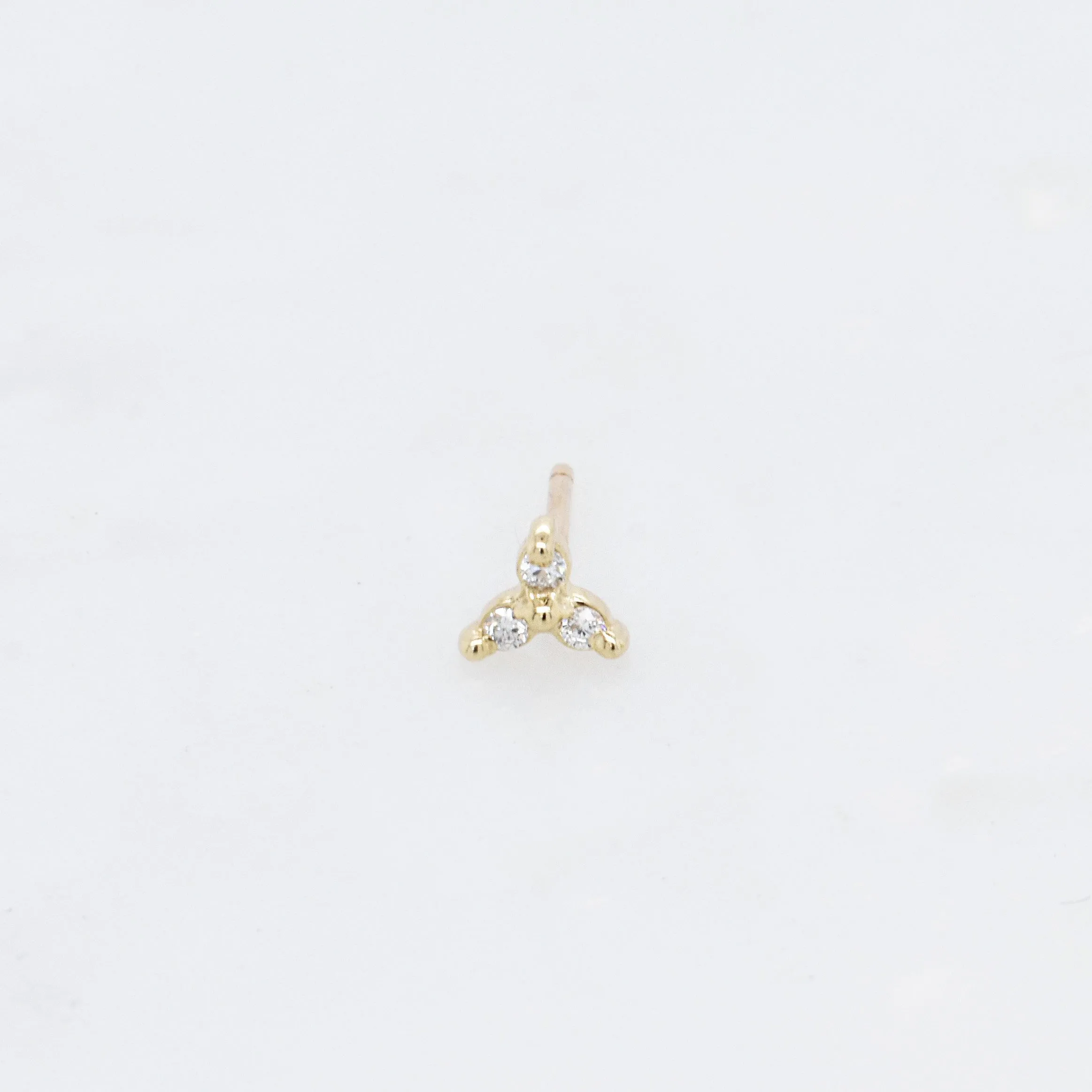 Diamond Trio Stud